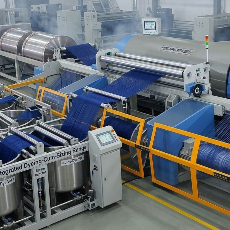 Integrated Dyeing-cum-Sizing Machine
